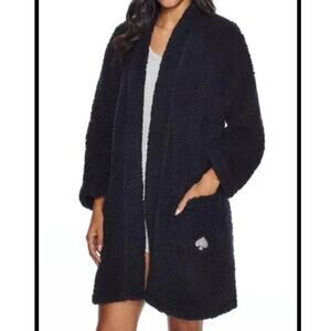 Kate spade Sherpa sleep jacket sz m